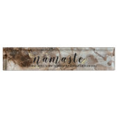 Namaste Acryldesk Name Bord Naambordje (Voorkant)