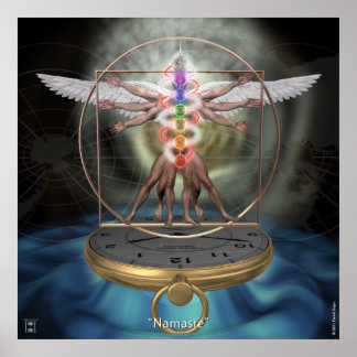 "Namaste" afdruk Poster
