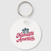 Namaste America Custom Yoga Sleutelhanger (Voorkant)