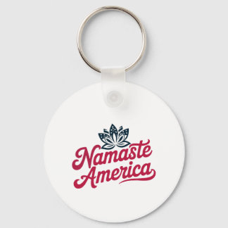 Namaste America Custom Yoga Sleutelhanger