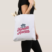 Namaste America Yoga Canvas tas (Dichtbij)