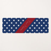 Namaste Americana Red White Blue met aangepaste na Yogamat (Voorkant (horizontaal))