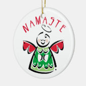 Namaste Angel Keramisch Ornament (Links)