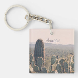 Namaste - Arizona Cacti Acrylhoudend Sleutelhang Sleutelhanger
