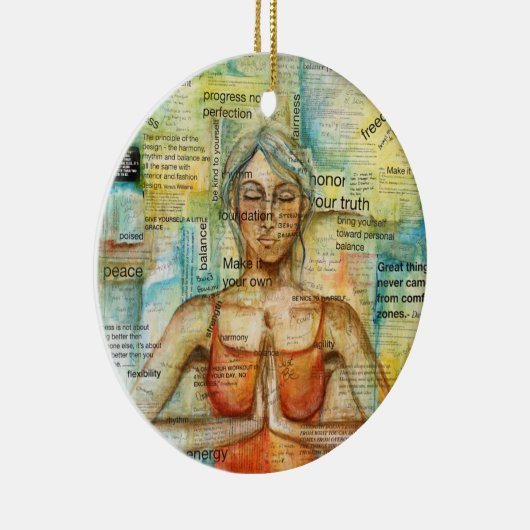 "Namaste" Art Ornament (Rechts)