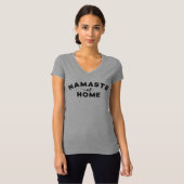 Namaste At Home T-Shirt - Funny Yoga-Shirt (Voorkant volledig)