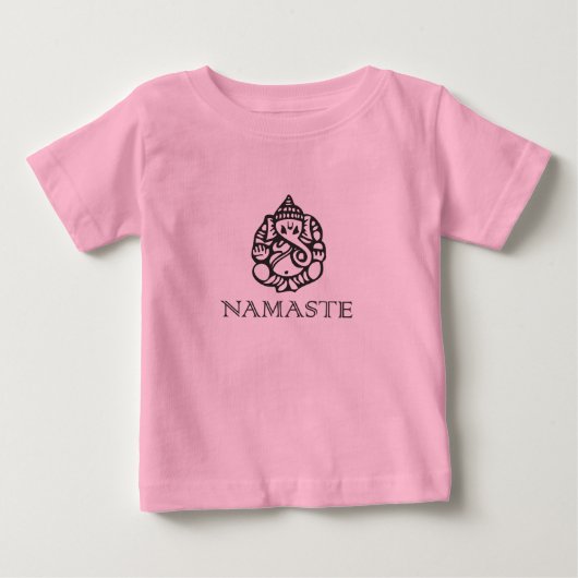 Namaste Baby Baby Shirt (Voorkant)