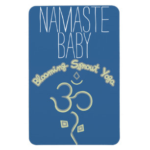 Namaste Baby Car Magnet Magneet