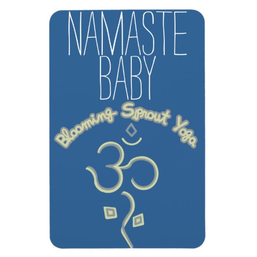 Namaste Baby Car Magnet Magneet (Verticaal)