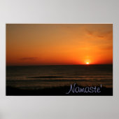 Namaste' Beach Sunrise poster (Voorkant)