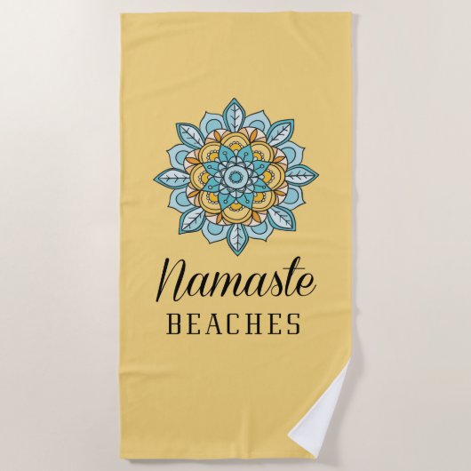 Namaste Beaches Strandlaken (Voorkant)
