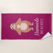 Namaste Beaches Strandlaken (Voorkant)