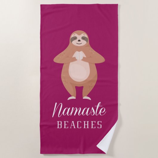 Namaste Beaches Strandlaken (Voorkant)