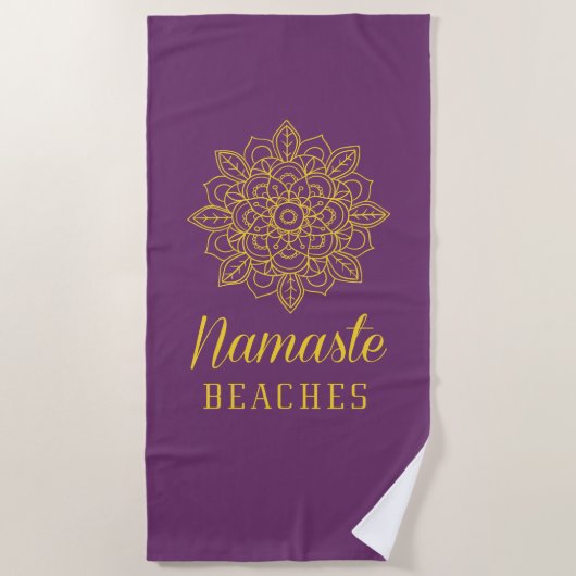 Namaste Beaches Strandlaken (Voorkant)