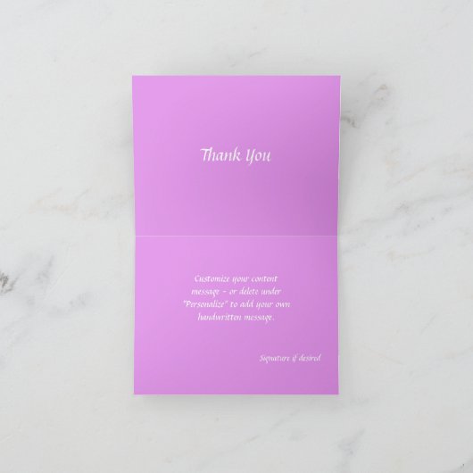 Namaste Bedankt Volledig Aangepaste Groet Kaart (Binnen)