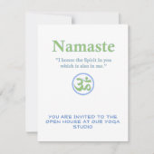 Namaste betekenis met Om Symbol Kaart (Voorkant)