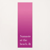 Namaste bij het strand yogamat (Voorkant)
