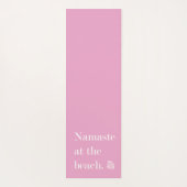 Namaste bij het strand yogamat (Achterkant)