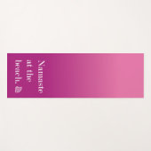 Namaste bij het strand yogamat (Voorkant (horizontaal))