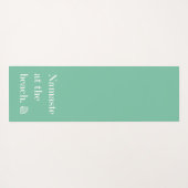 Namaste bij het strand yogamat (Achterkant (horizontaal))