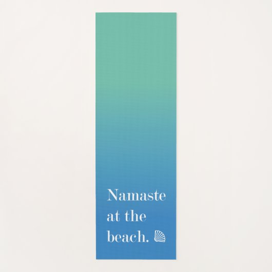 Namaste bij het strand yogamat (Voorkant)