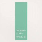 Namaste bij het strand yogamat (Achterkant)