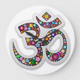 Namaste Bloem Yoga Symbool Grote Klok