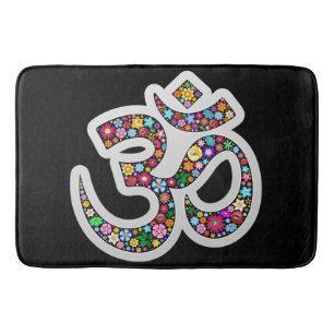 Namaste Bloemensymbool Kunst Badmat
