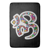 Namaste Bloemensymbool Kunst Badmat (Voorkant Verticaal)