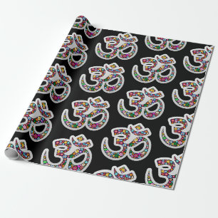 Namaste Bloemensymbool Kunst Cadeaupapier