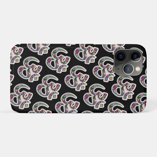 Namaste Bloemensymbool Kunst Case-Mate iPhone Case (Achterkant (horizontaal))