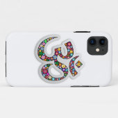 Namaste Bloemensymbool Kunst Case-Mate iPhone Case (Achterkant (horizontaal))
