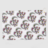 Namaste Bloemensymbool Kunst Golfhanddoek (Horizontaal)