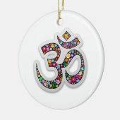 Namaste Bloemensymbool Kunst Keramisch Ornament (Links)