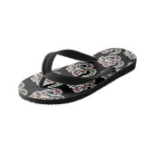 Namaste Bloemensymbool Kunst Kinder Teenslippers (Schuin)