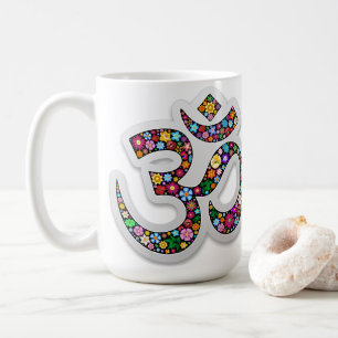 Namaste Bloemensymbool Kunst Koffiemok