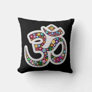 Namaste Bloemensymbool Kunst Kussen