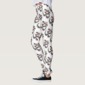 Namaste Bloemensymbool Kunst Leggings (Links)