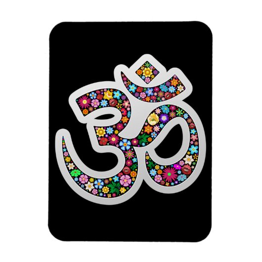 Namaste Bloemensymbool Kunst Magneet (Verticaal)