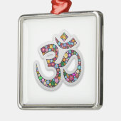 Namaste Bloemensymbool Kunst Metalen Ornament (Links)
