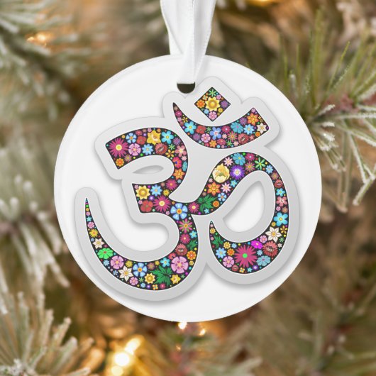 Namaste Bloemensymbool Kunst Ornament (Boom)