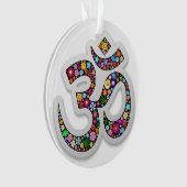 Namaste Bloemensymbool Kunst Ornament (voorkant)