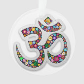 Namaste Bloemensymbool Kunst Ornament (voorkant)
