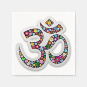 Namaste Bloemensymbool Kunst Servet (Voorkant)