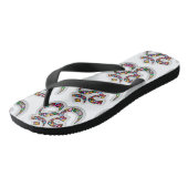 Namaste Bloemensymbool Kunst Teenslippers (Schuin)