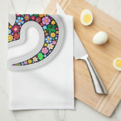Namaste Bloemensymbool Kunst Theedoek (Quarter Fold)