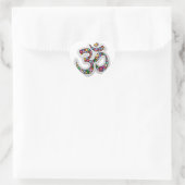 Namaste bloemsymbool kunst hart sticker (Tas)