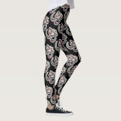 Namaste bloemsymbool kunst leggings (Rechts)