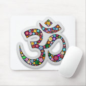 Namaste bloemsymbool kunst muismat (Met muis)
