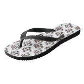 Namaste bloemsymbool kunst teenslippers (Schuin)